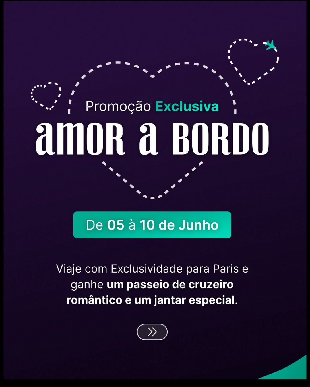 Amor a Bordo — promoção exclusiva